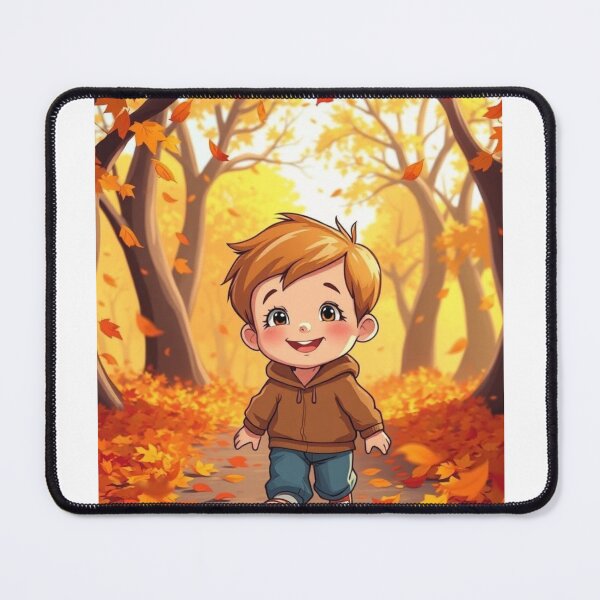 Item preview, Marcher Parmi les Feuilles d’Automne Walking Through Autumn Leaves designed and sold by Drawingshirts.