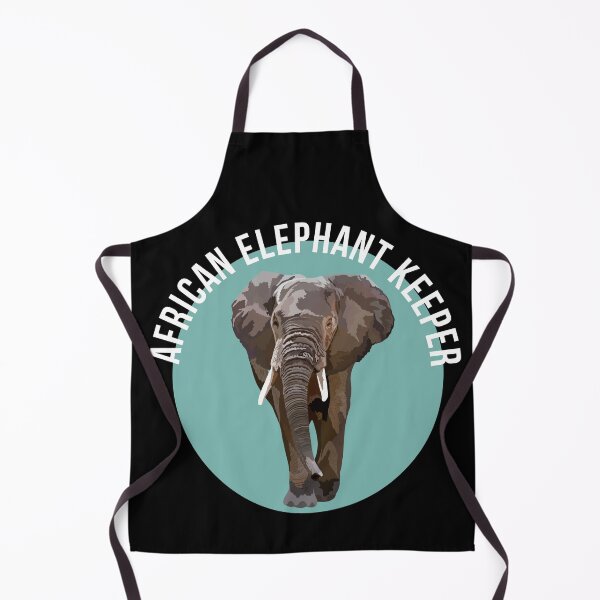 Item preview, A is for African Elephant Keeper,African Elephant Keeper Design – Dedicated Care and Conservation of Majestic Wildlife Artwork designed and sold by PrettylittlepastelUk.
