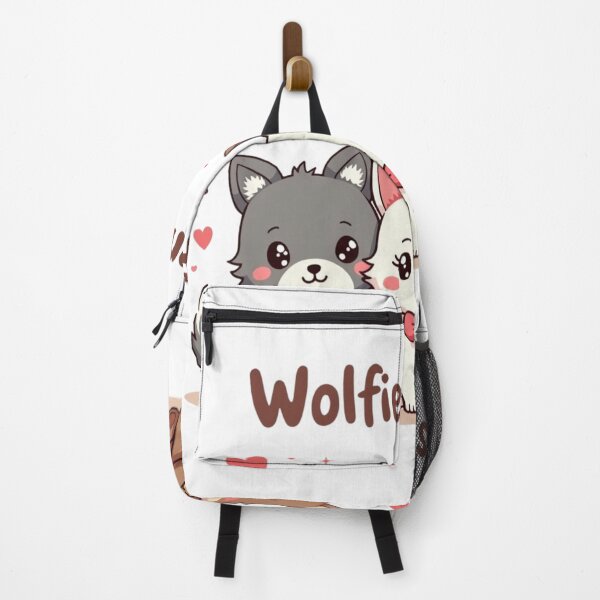 Item preview, Kawaii Baby Wolves Trio – Cute Wolfie Friends Kids T-Shirt designed and sold by shadystitch.