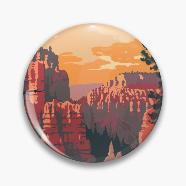 Item preview, Bryce Canyon Minimalist Art Illustration designed and sold by LVTFCOarts.