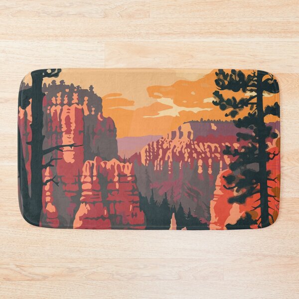 Item preview, Bryce Canyon Minimalist Art Illustration designed and sold by LVTFCOarts.