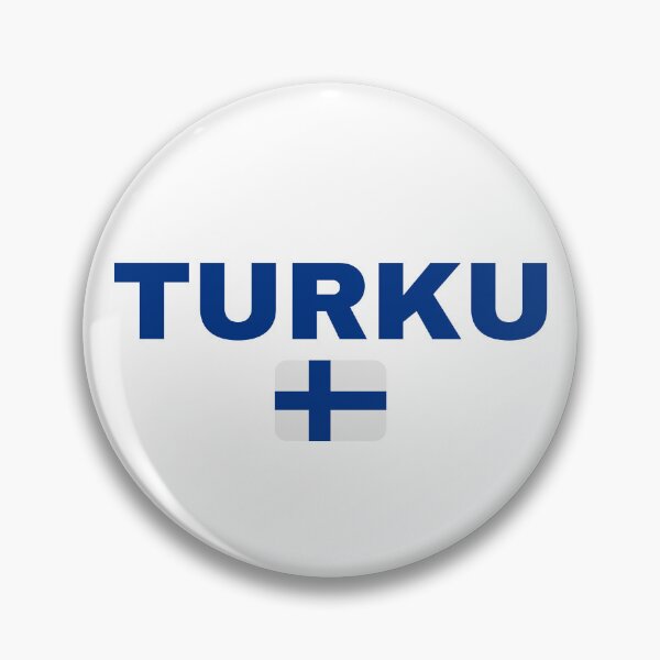 Item preview, TURKU-FINLAND FLAG designed and sold by BL Travel Designs.