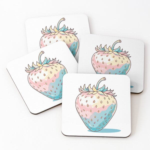 Item preview, Retro Strawberry: Rainbow Colors designed and sold by Claustronautas.