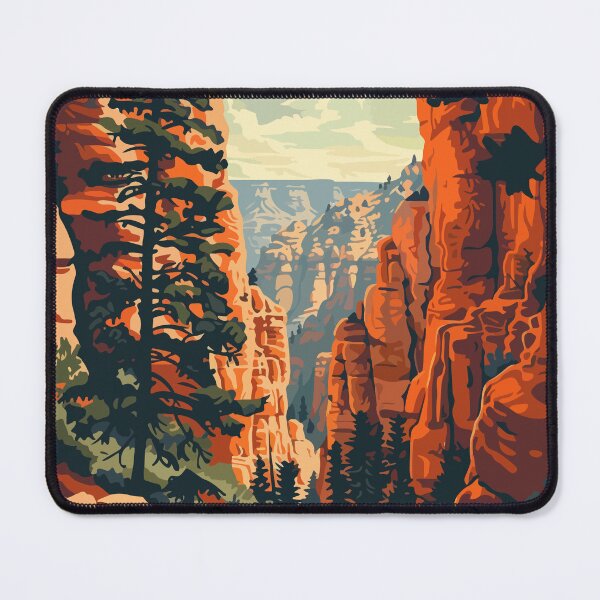 Item preview, Bryce Canyon Utah Minimalist Art Illustration designed and sold by LVTFCOarts.