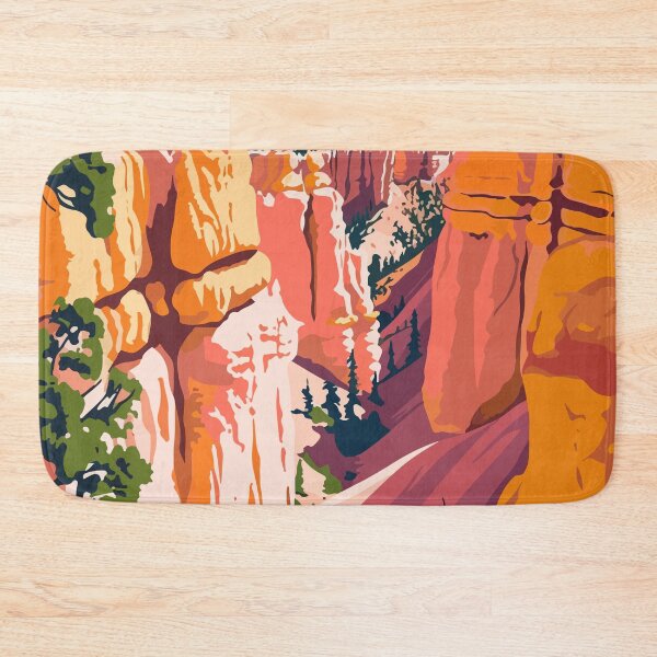 Item preview, Utah Bryce Canyon Minimalist Art Illustration designed and sold by LVTFCOarts.