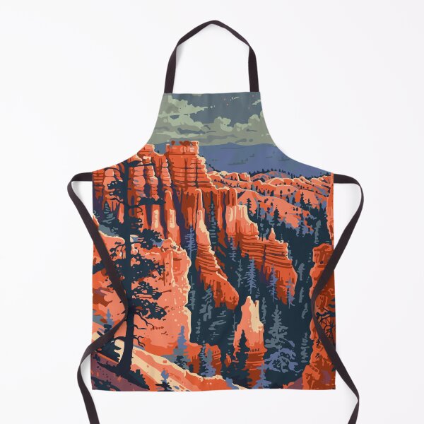 Item preview, Bryce Canyon Landscape Minimalist Art Illustration designed and sold by LVTFCOarts.