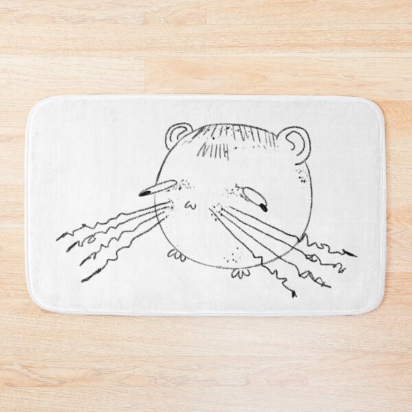 Item preview, Goofy hamster black designed and sold by OrangesAndFun.