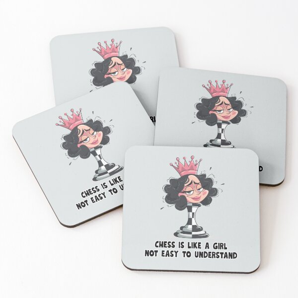 Item preview, Sassy Chess Queen – Not Easy to Understand designed and sold by OskArt design.