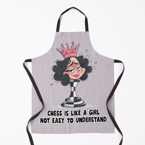Item preview, Sassy Chess Queen – Not Easy to Understand designed and sold by OskArt design.