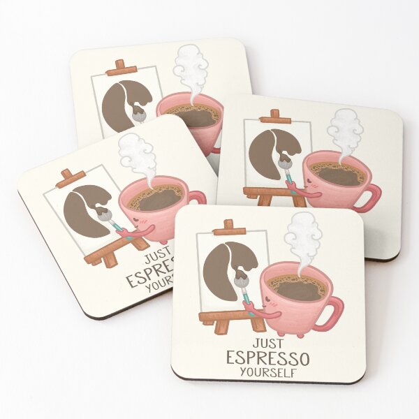 Item preview, Just Espresso Yourself Pun designed and sold by Khotekmei.