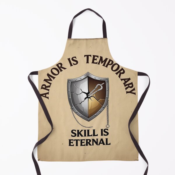 Item preview, Forged by Practice – Eternal Skill Crafter Quote" designed and sold by Mythic Tide.