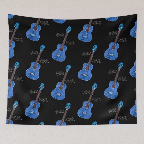 Item preview, Gee Tar in blue  For Guitar Lovers designed and sold by TerenceLacey.