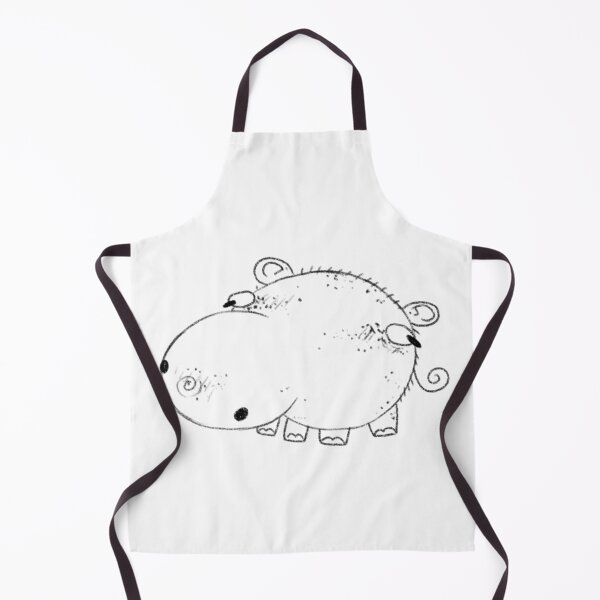 Item preview, Round Piggy black designed and sold by OrangesAndFun.