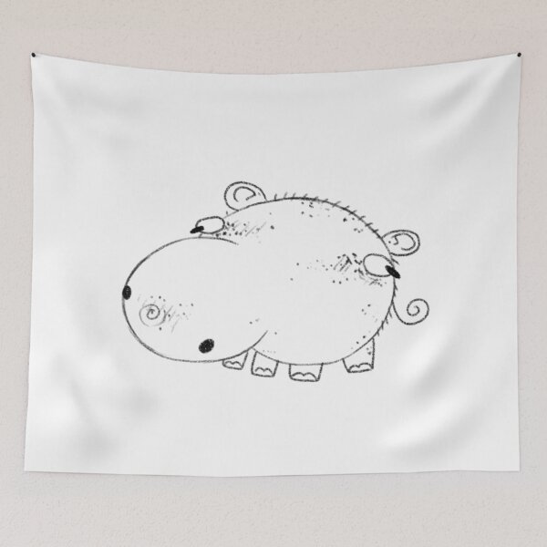 Item preview, Round Piggy black designed and sold by OrangesAndFun.