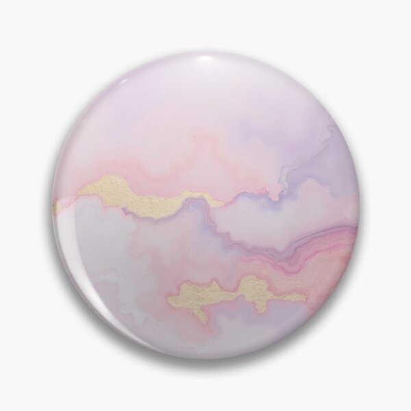 Artikelvorschau, Pastellrosa & Gold Marmor Traum – Abstrakte Wolkenkunst entworfen und verkauft von TheDesignDen52.