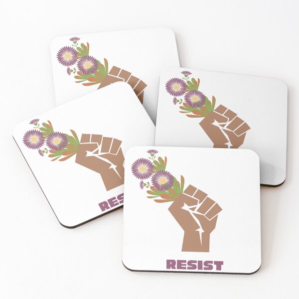 Item preview, Resist Flowers Fist  designed and sold by earthandorigin.