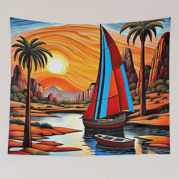 Item preview, Sailing by Rock Formations 2 designed and sold by George Hutton Hunter.