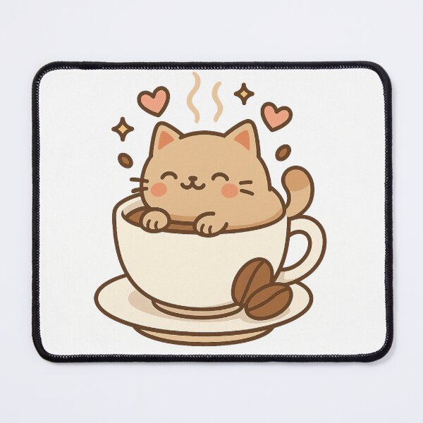 Item preview, Cat in Coffee Cup designed and sold by IslaKarisArt.