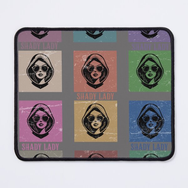 Item preview, Shady Lady Shady Era Colors Repeating Pattern | Vintage Grid Graphic designed and sold by River Ridge Ltd..