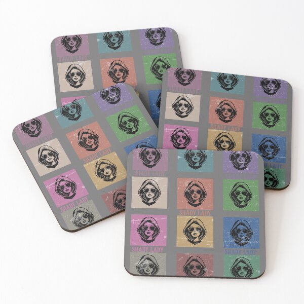 Item preview, Shady Lady Shady Era Colors Repeating Pattern | Vintage Grid Graphic designed and sold by River Ridge Ltd..