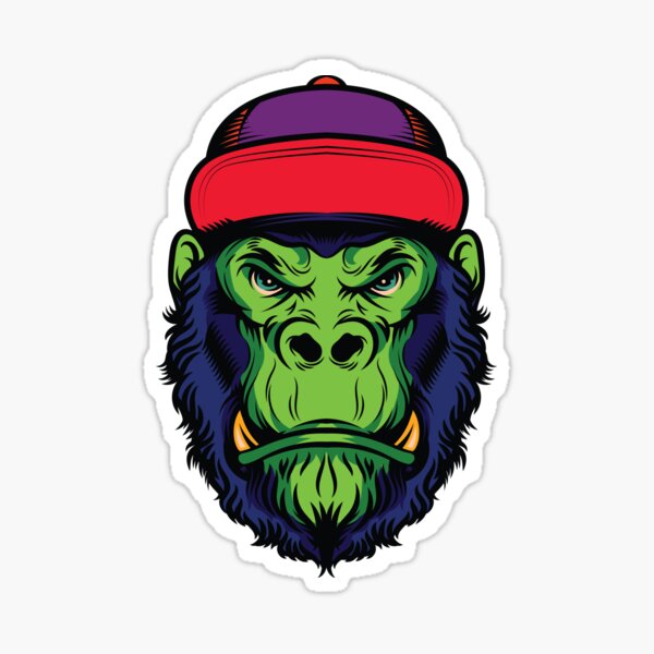 Item preview, Tough Gorilla illustration design designed and sold by domadigital.