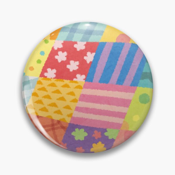 Item preview, Patchwork of nature fabric sticker designed and sold by DesignPMG.