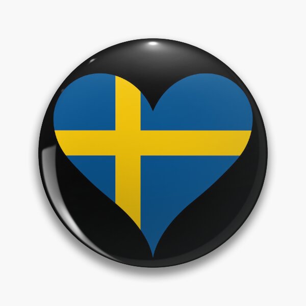 Item preview, Swedish Flag Heart designed and sold by NTGUILTY.