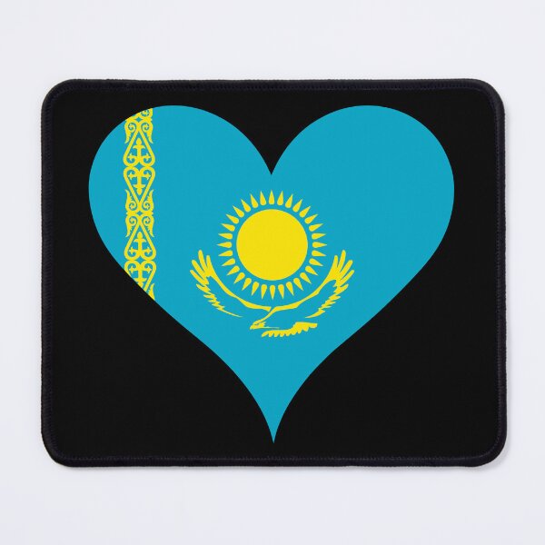 Item preview, Kazakhstan Flag Heart designed and sold by NTGUILTY.