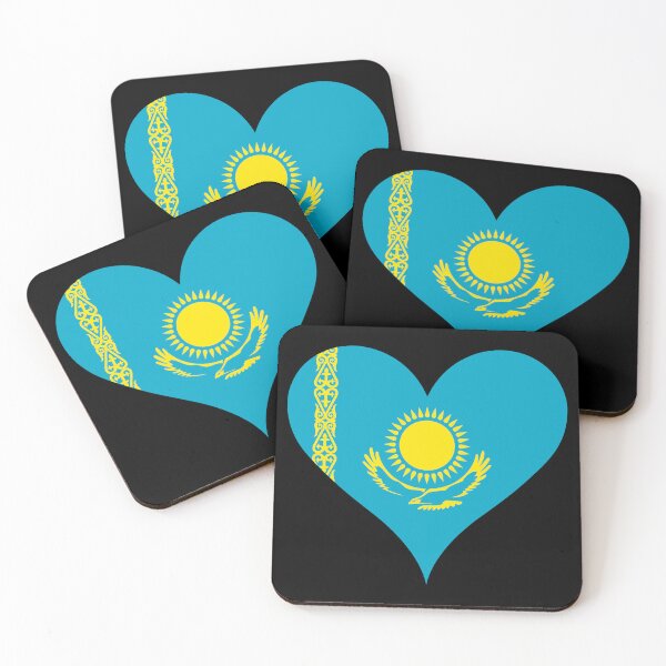 Item preview, Kazakhstan Flag Heart designed and sold by NTGUILTY.