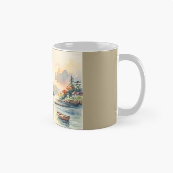 Item preview, salcombe estuary from south sands beach3（watercolour + AI） designed and sold by artsmeow.