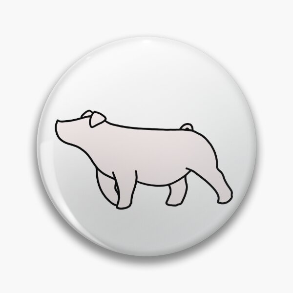 Item preview, Chester White/Landrace Show Gilt designed and sold by livestockgraphicsbybrooke.