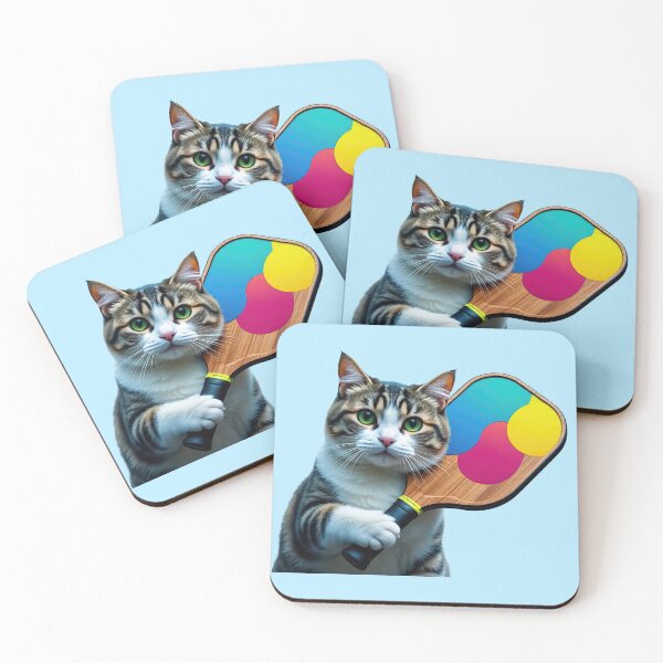 Item preview, Adorable Cat with Wooden Paddle designed and sold by RickGoulet.