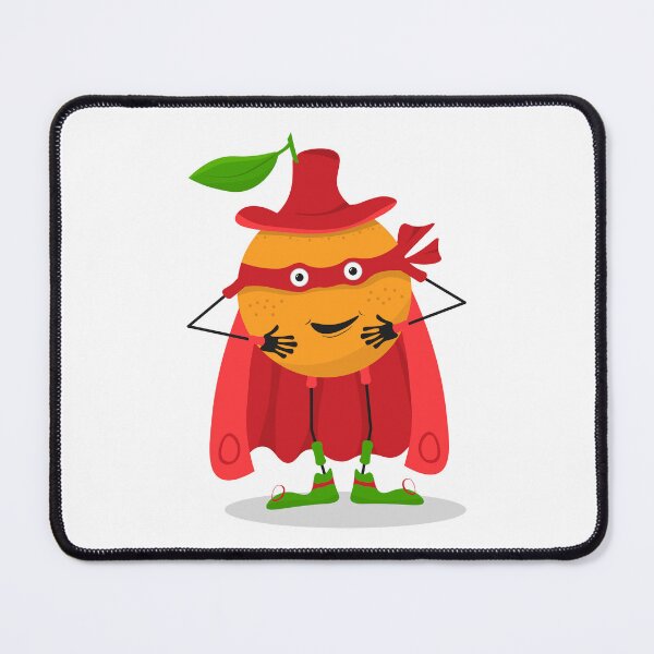 Item preview, Cheerful Orange Superhero Character designed and sold by rymarenko.