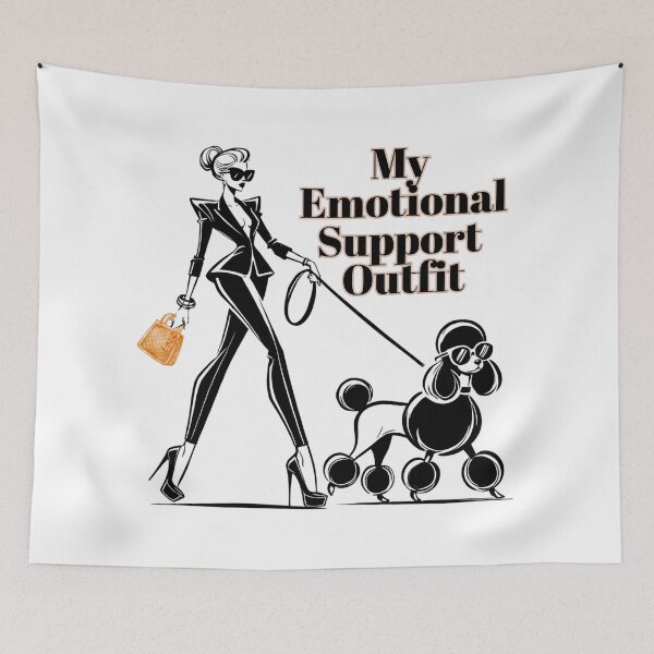 Item preview, My Emotional Support Outfit designed and sold by BreakupCentral.