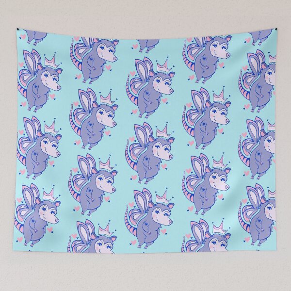 Item preview, Cute fairy possum art designed and sold by crestfallenmermaid.