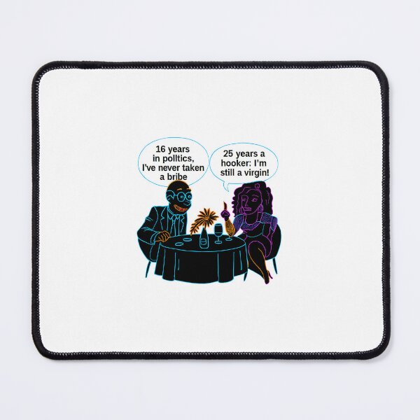 Item preview, "Neon Irony: Politics vs. Purity at the Table" designed and sold by Aucia.