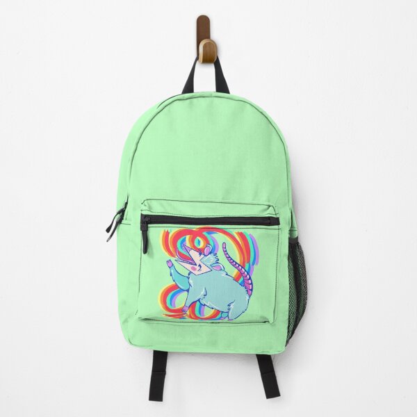 Item preview, y2k rainbow possum art designed and sold by crestfallenmermaid.