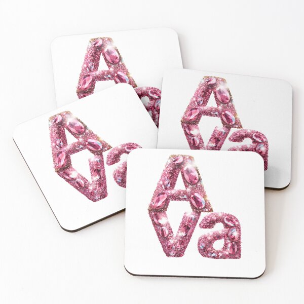 Item preview, AVA – Pink Gemstone Name Art designed and sold by VisionaryVeils.