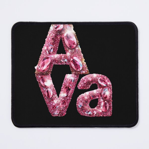 Item preview, AVA – Pink Gemstone Name Art designed and sold by VisionaryVeils.