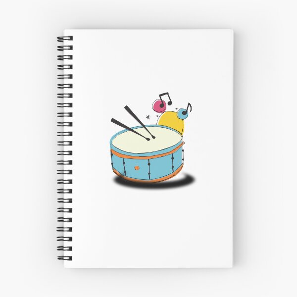 Item preview, Lindo tambor de dibujos animados con notas musicales designed and sold by Scorpia67.
