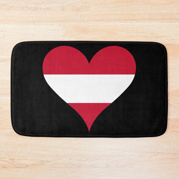 Item preview, Austrian Flag Heart designed and sold by NTGUILTY.