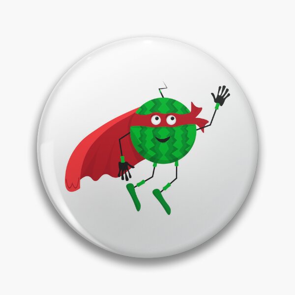 Item preview, Watermelon Superhero Flying with Cape designed and sold by rymarenko.