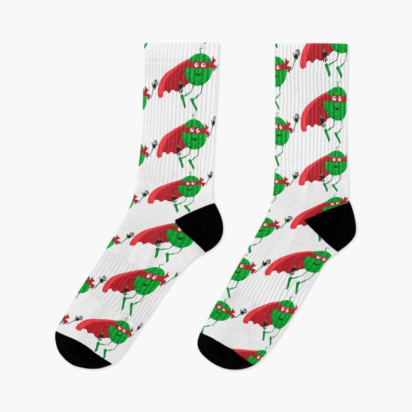 Item preview, Watermelon Superhero Flying with Cape designed and sold by rymarenko.