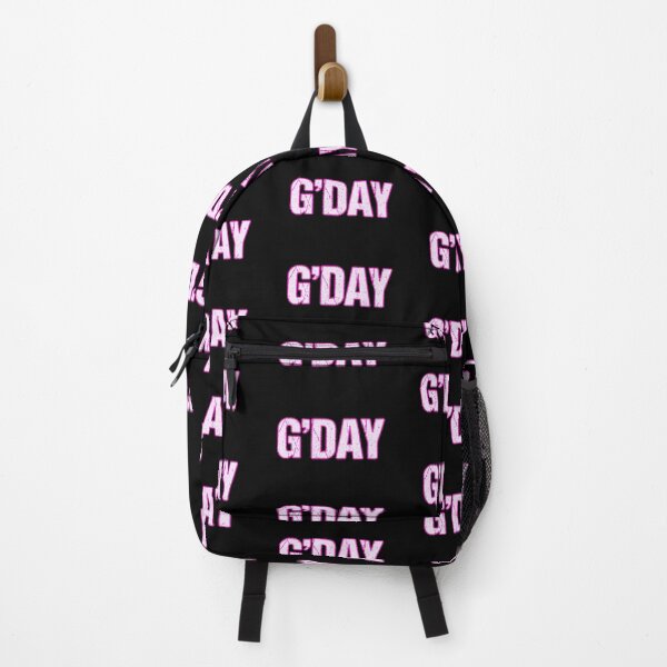 Item preview, G’day, Pink Outlined designed and sold by Memes N Lore .