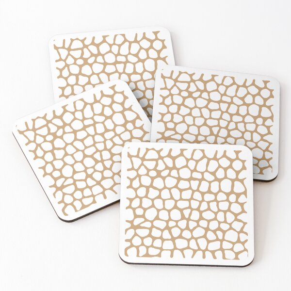 Item preview, Abstract Turing Pattern Giraffe Light Brown designed and sold by FunnyFeelingStudio.