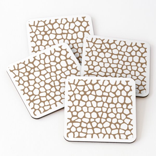 Item preview, Abstract Turing Pattern Giraffe Brown designed and sold by FunnyFeelingStudio.