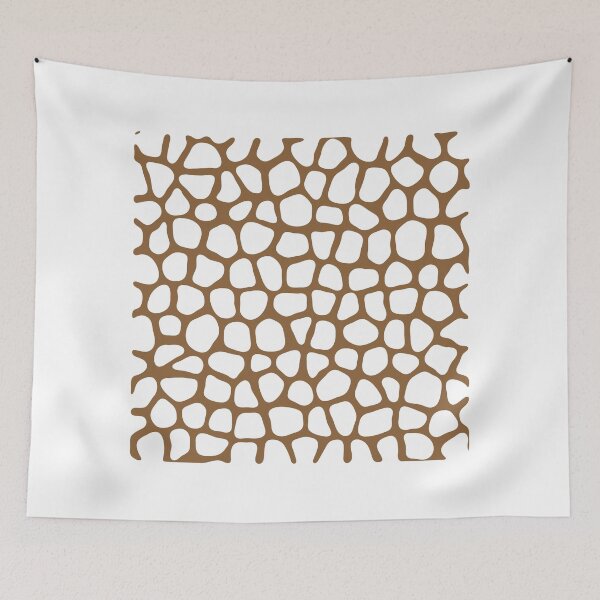 Item preview, Abstract Turing Pattern Giraffe Brown designed and sold by FunnyFeelingStudio.