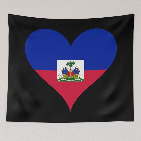 Item preview, Haitian Flag Heart designed and sold by NTGUILTY.