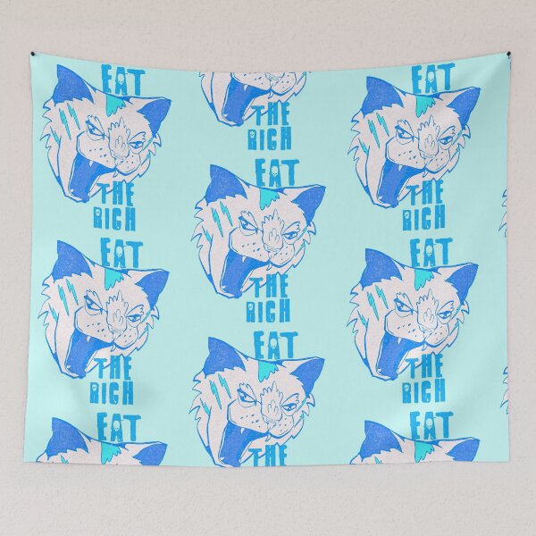 Item preview, Eat the Rich cat rawr designed and sold by crestfallenmermaid.
