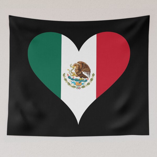 Item preview, Mexican Flag Heart designed and sold by NTGUILTY.